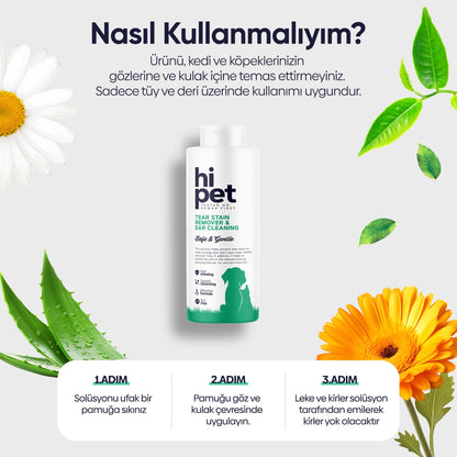 Gözyaşı Lekesi ve Kulak Temizleme Solüsyonu