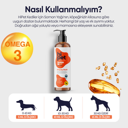 Köpekler İçin Somon Yağı